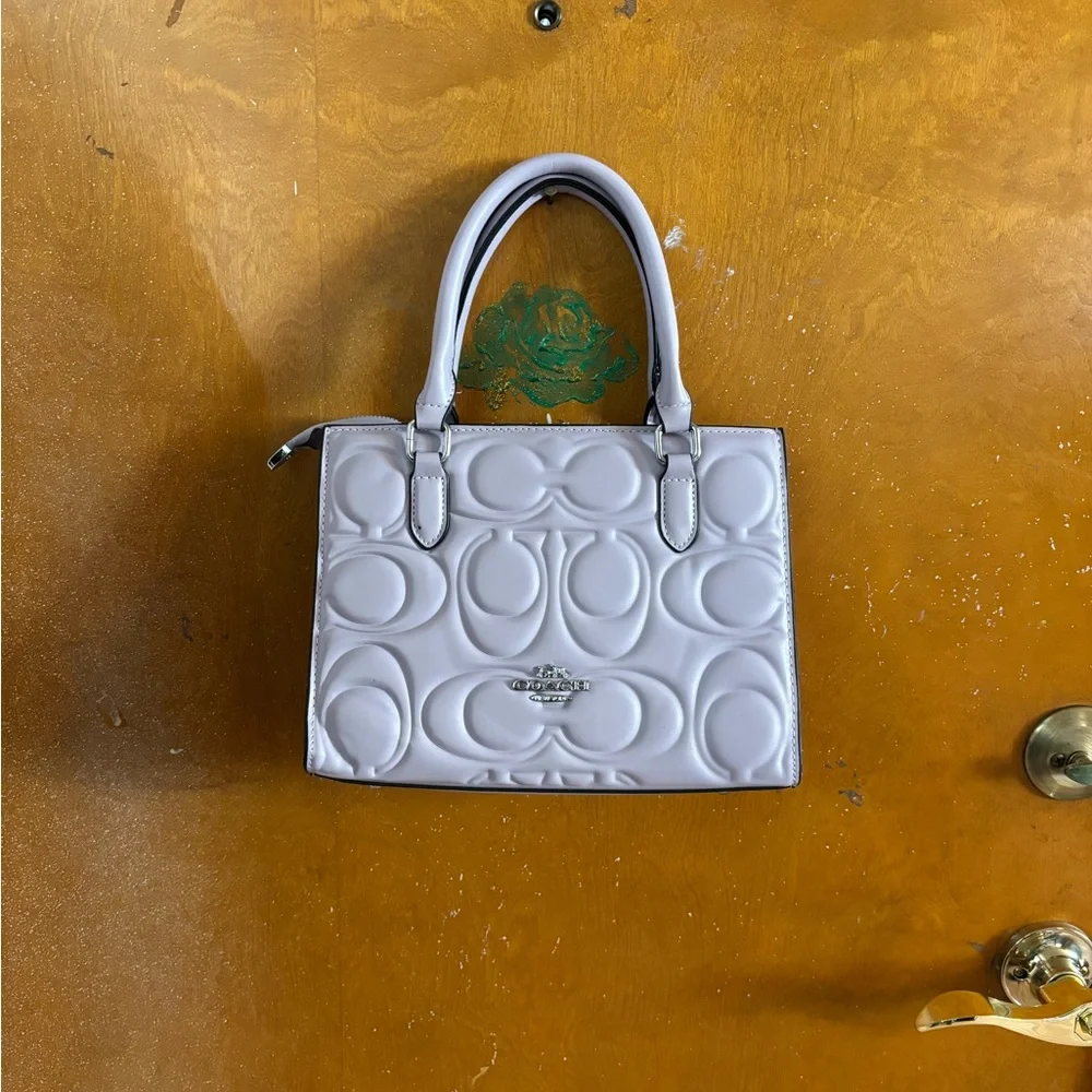 Coach carry all. Lavender Lilac Small Maggie - Picture 2 of 16